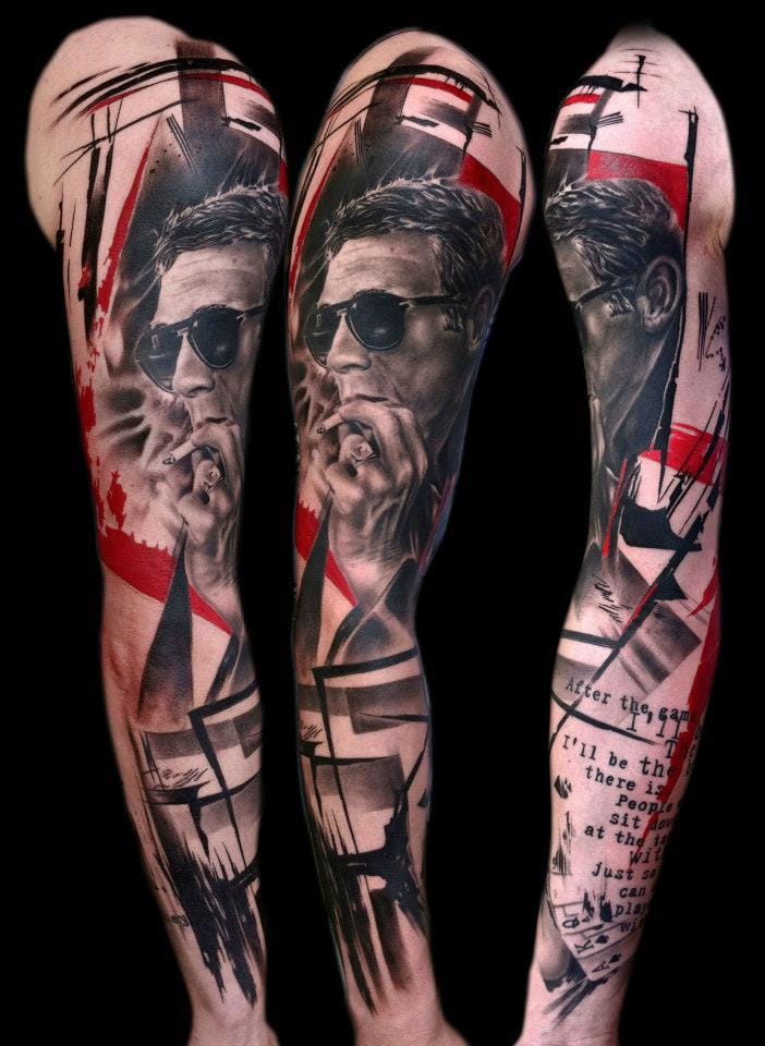 Trash Polka tattoos